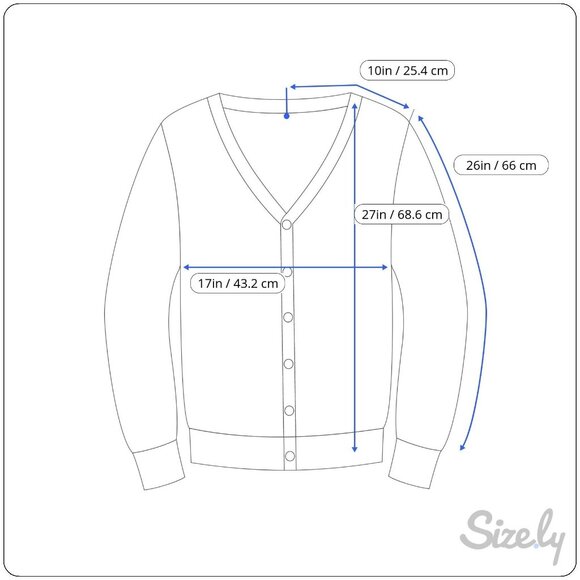 CHAPS Southwest Inspired Shawl Collar Cardigan Sweater Sz M - Picture 8 of 8